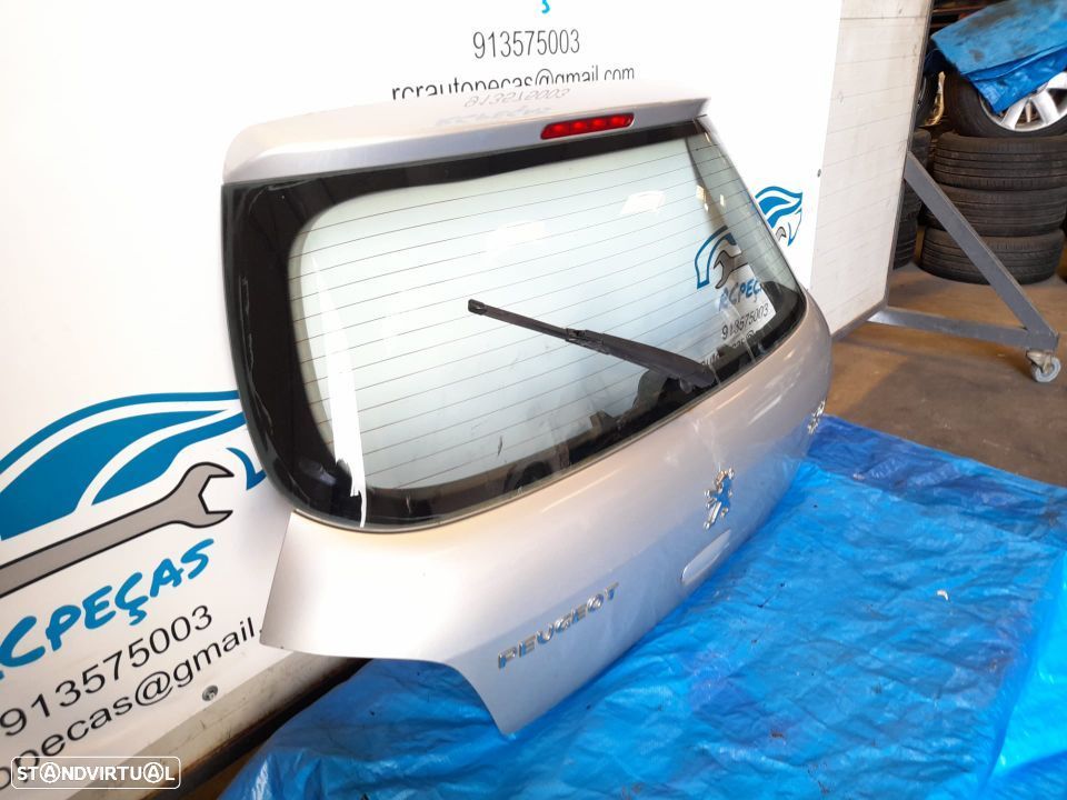PORTA TAMPA MALA PEUGEOT 307 FECHO MOTOR PUXADOR 3º STOP - 3