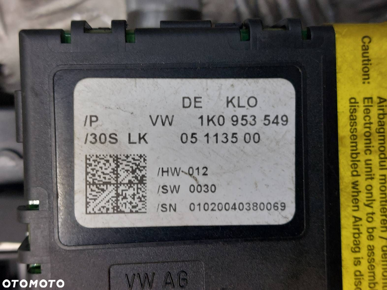 MANETKA PRZEŁĄCZNIK ZESPOLONY + KOLUMNA KIEROWNICZA AUDI A3 8P - 8