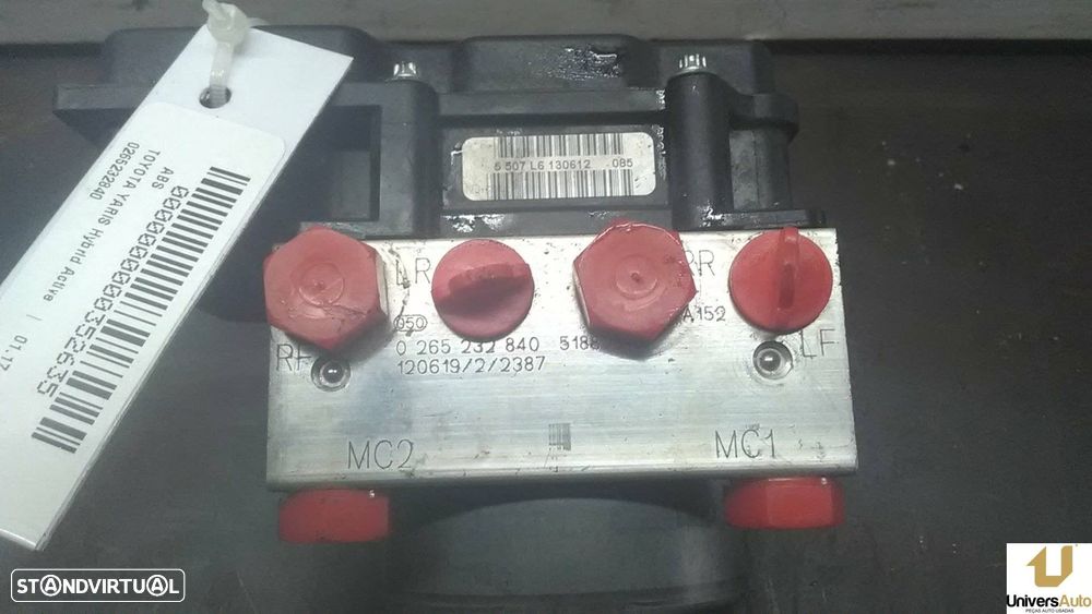 ABS TOYOTA YARIS 2017 -0265232840 - 2