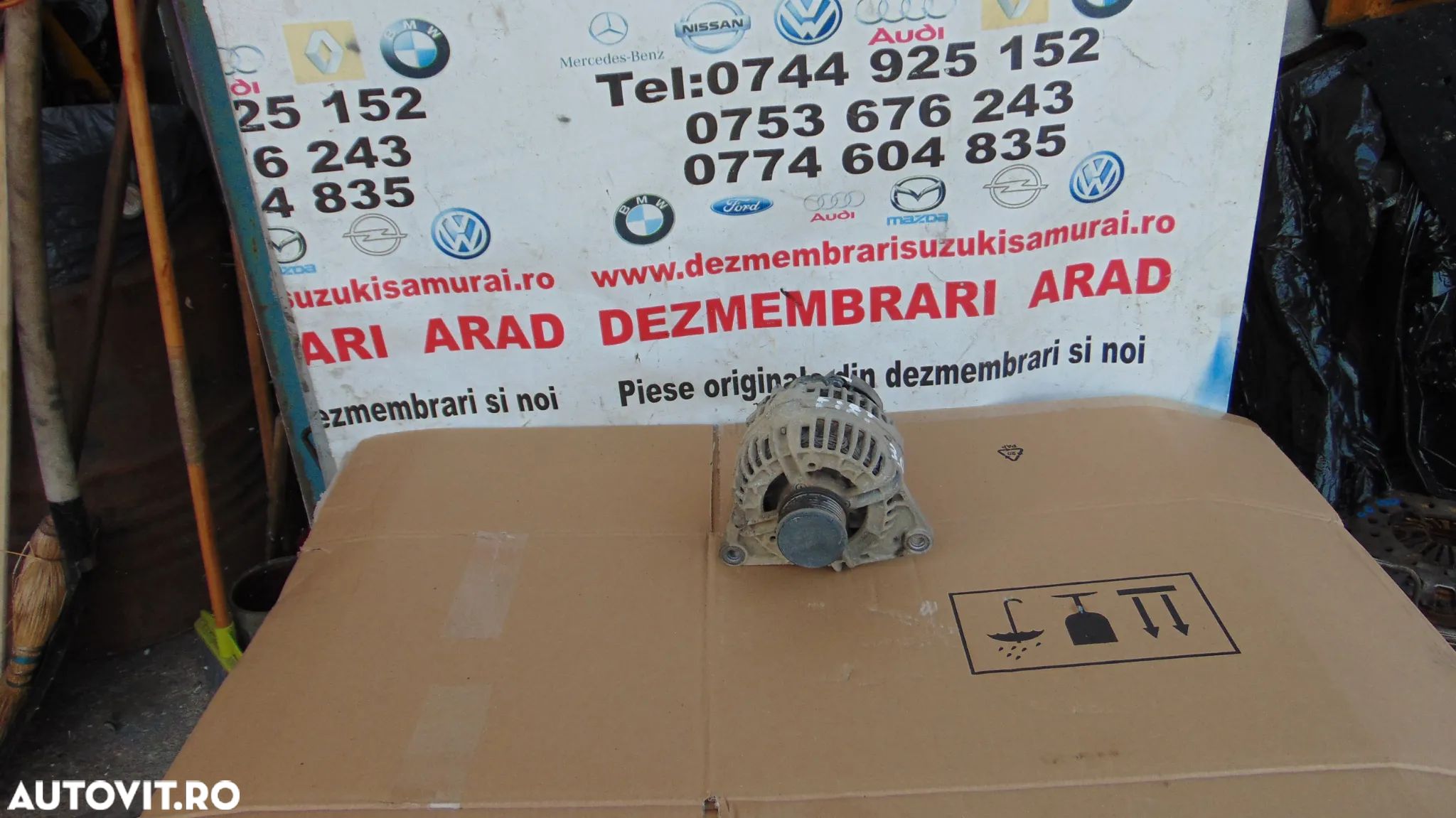Alternator fiat Ducato 3.0 Iveco Daily 3.0 Peugeot boxer citroen jumper 140 amperi - 1