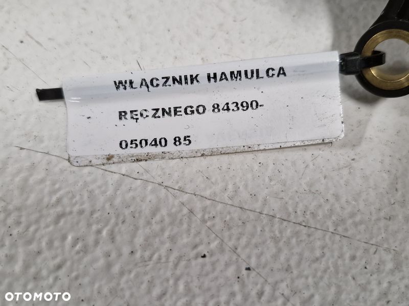 TOYOTA AVENSIS T27 LIFT T29 PRZEŁĄCZNIK PRZYCISK HAMULCA RĘCZNEGO 84390-05040 - 8