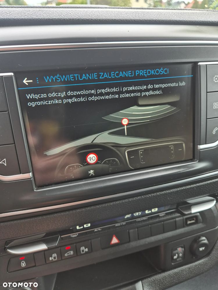 Peugeot Expert 2021r 180koni L2 Long 160Tys km SPORT Full Head-up ACC Klimatronic 2x el.drzwi Webasto Blis Led BIXenon Alu 17'' 100% Bezwypadek Stan idealny - 26