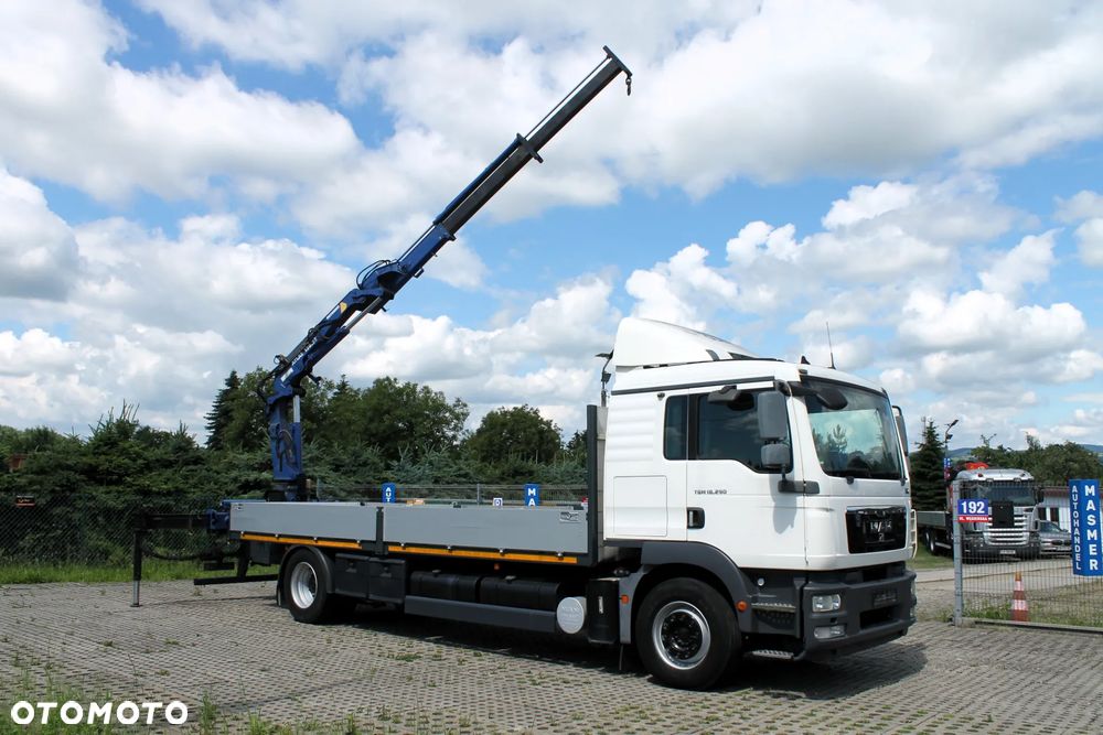 MAN TGM 18.290 paka 6,6m dzwig atlas 120,2E pilot - 20
