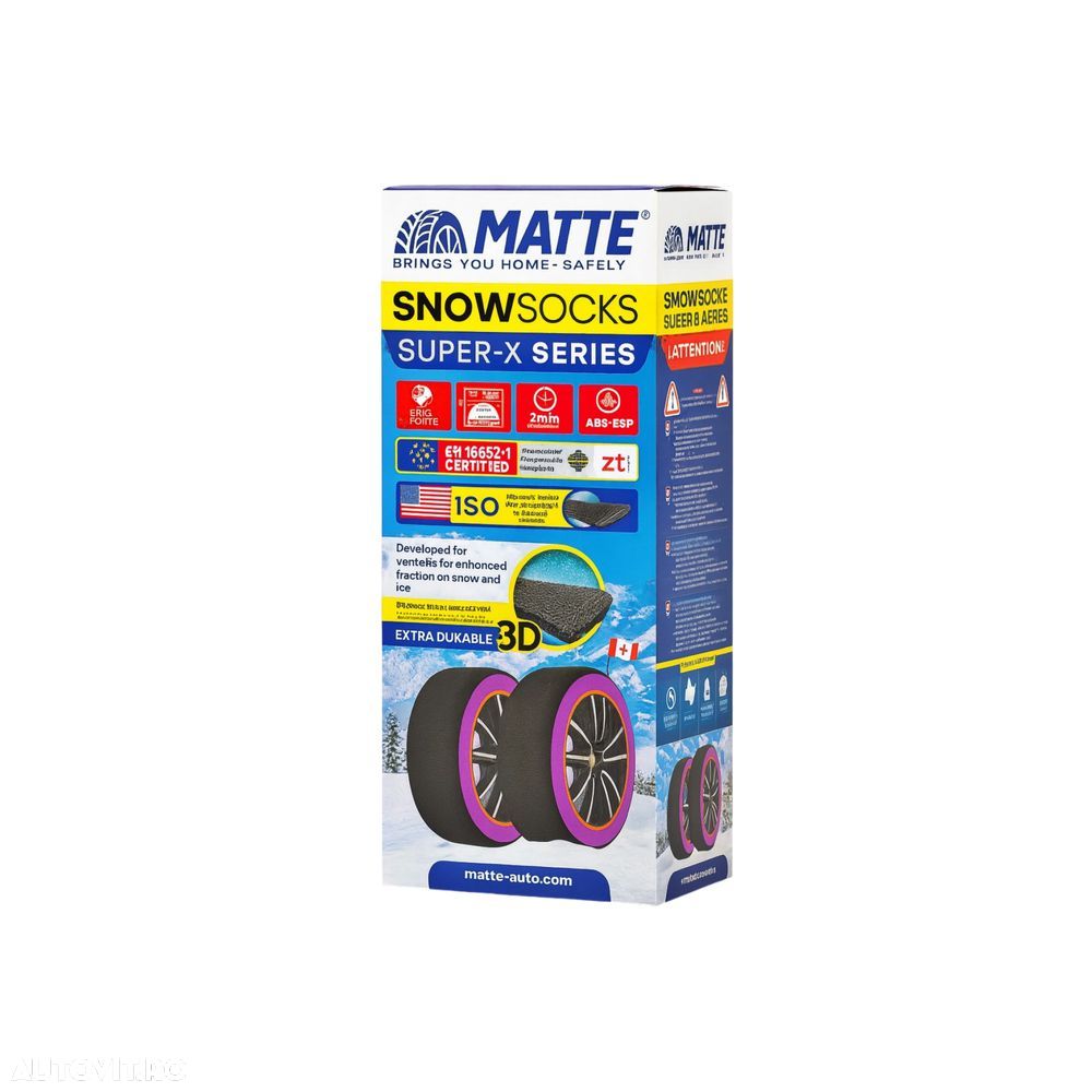 LANTURI AUTO textile zapada 3D SUPER-X  -Toate marimile disponibile- - 1