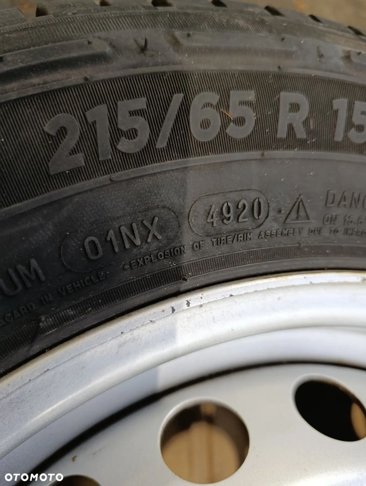 FORD TRANSIT CUSTOM KOŁO KOŁA OPONY FELGI 215/65 R15C 61/2Jx15x60 - 13