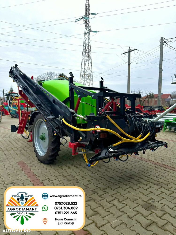 Alta Instalatie de erbicidat tractata full hidraulica DEMAROL CYCLON 2000L - 3