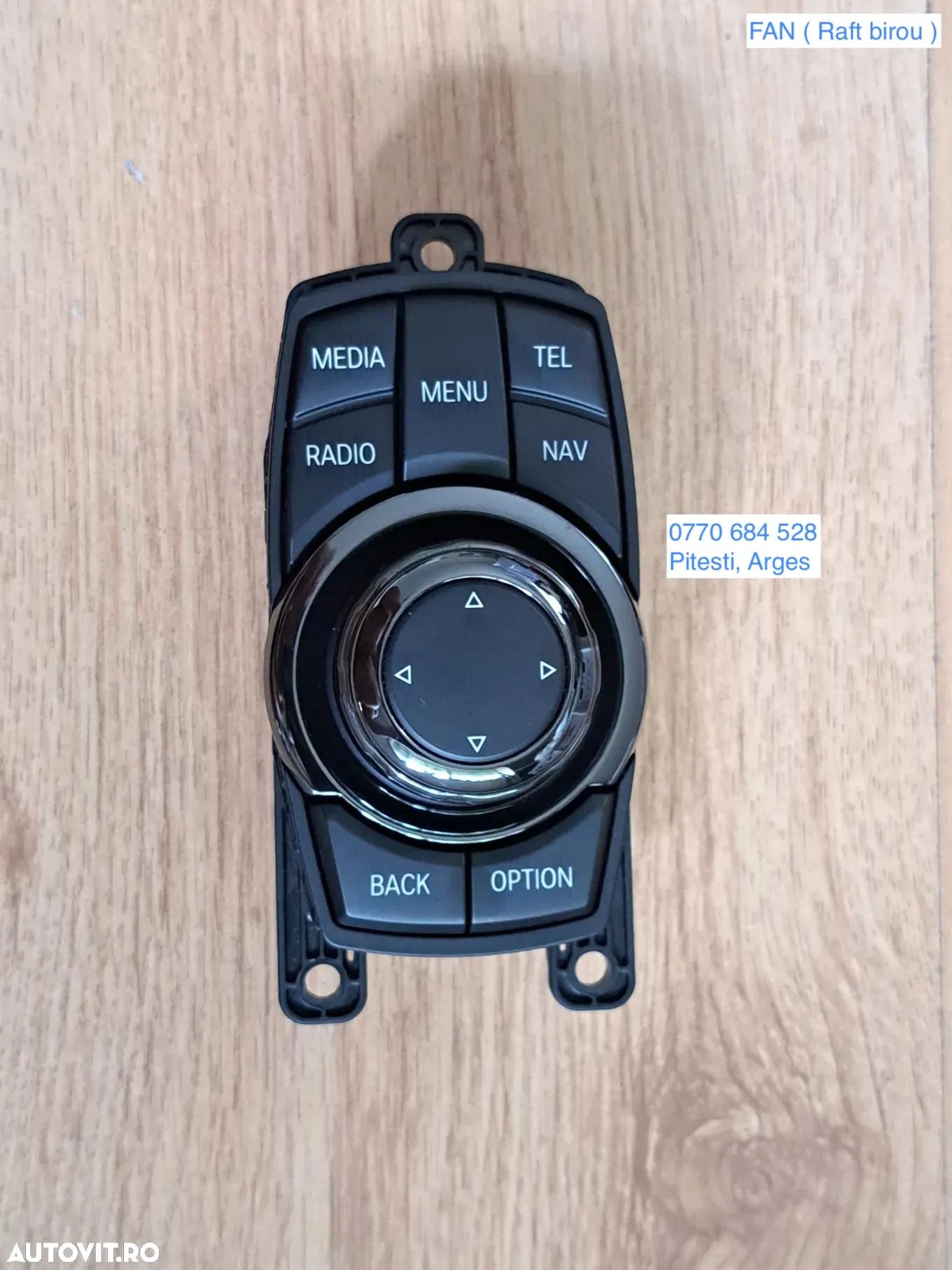 Joystick Selector Controller iDrive mic pachet ceramic original BMW F07+LCI F10+LCI F11+LCI F01 LCI F02 LCI F03 LCI F15 M F85 F16 M F86 - 1