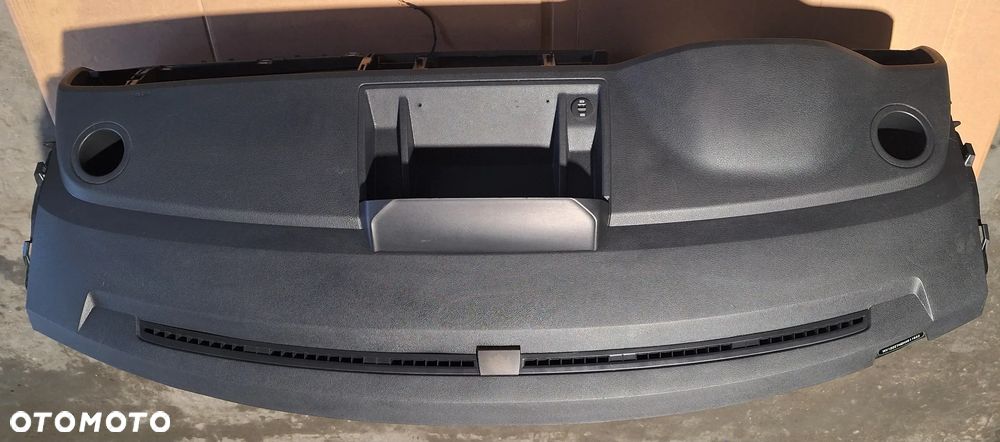 VW T6 TRANSPORTER DESKA ROZDZIELCZA KONSOLA AIRBAG PASY KOMPLET ORYGINAŁ - 2