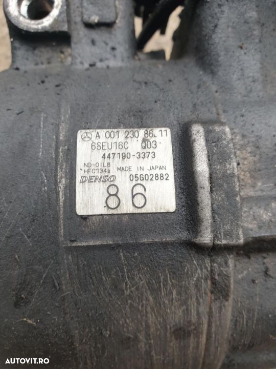 Compresor clima v6 om 642 7pk w219 cls320 e class w211 - 2
