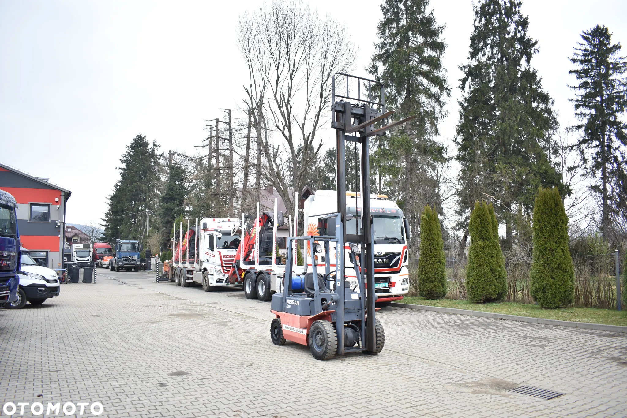 Nissan Wózek widłowy 2.5 T udźwig/ Przesów boczny/ LPG - 13