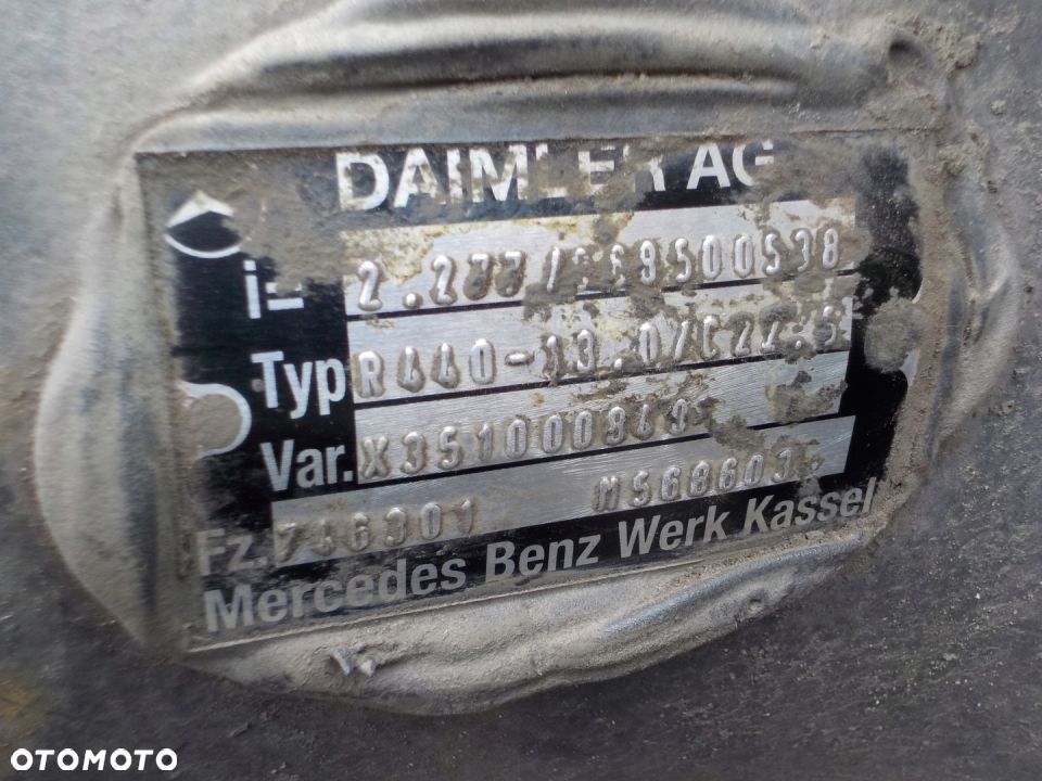 ACTROS MP4 MOST DYFER 2.277 - 3