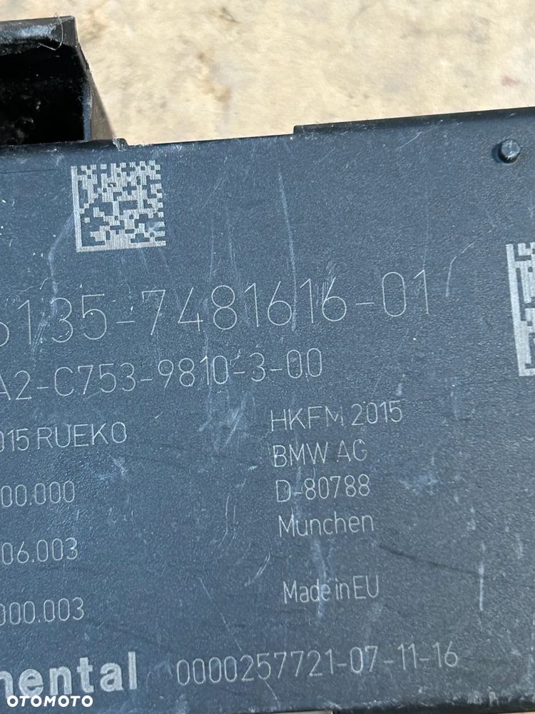 BMW F15 F16 F31 F36 MODUŁ STEROWNIK KLAPY BAGAŻNIKA 7481616 - 3