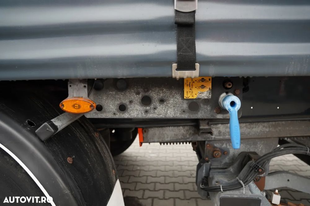 Fruehauf CORTINĂ / STANDARD / LIFT 2.000 kg / PODEA PUTERNICĂ CU BAIE / CONTENIER PENTRU PALEȚI - 24