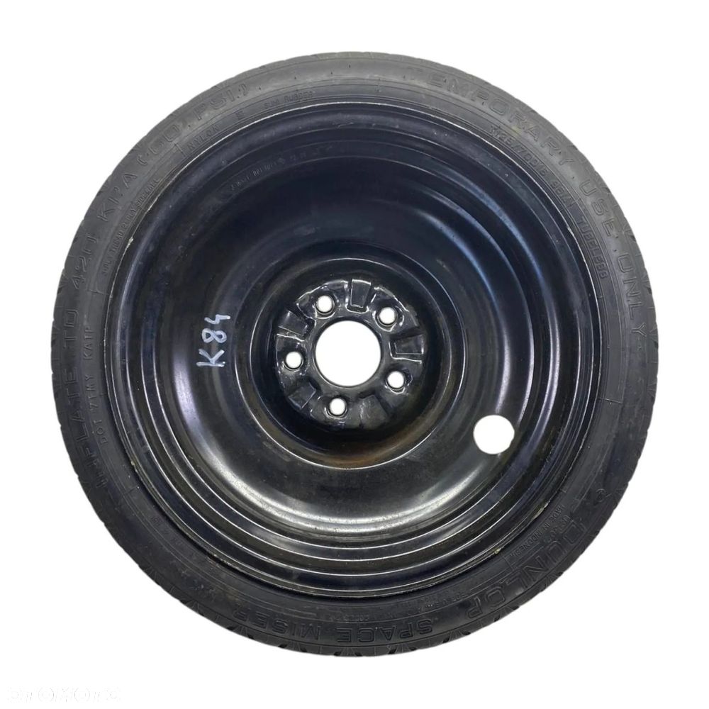 KOŁO DOJAZDOWE 125/70R16 5X114.3 HYUNDAI I30 KIA CEED MAZDA 3 6 OE - 12