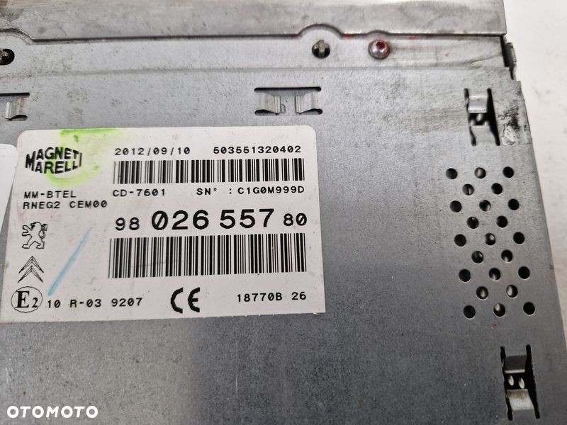 peugeot 508 i 1 radio nawigacja czytnik 9802655780 - 4