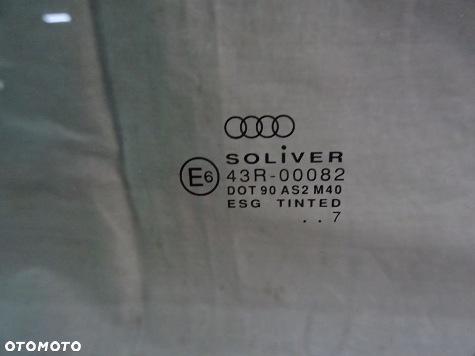 SZYBA BOCZNA LEWY PRZÓD LEWA PRZEDNIA AUDI A6 C5 SEDAN - 2