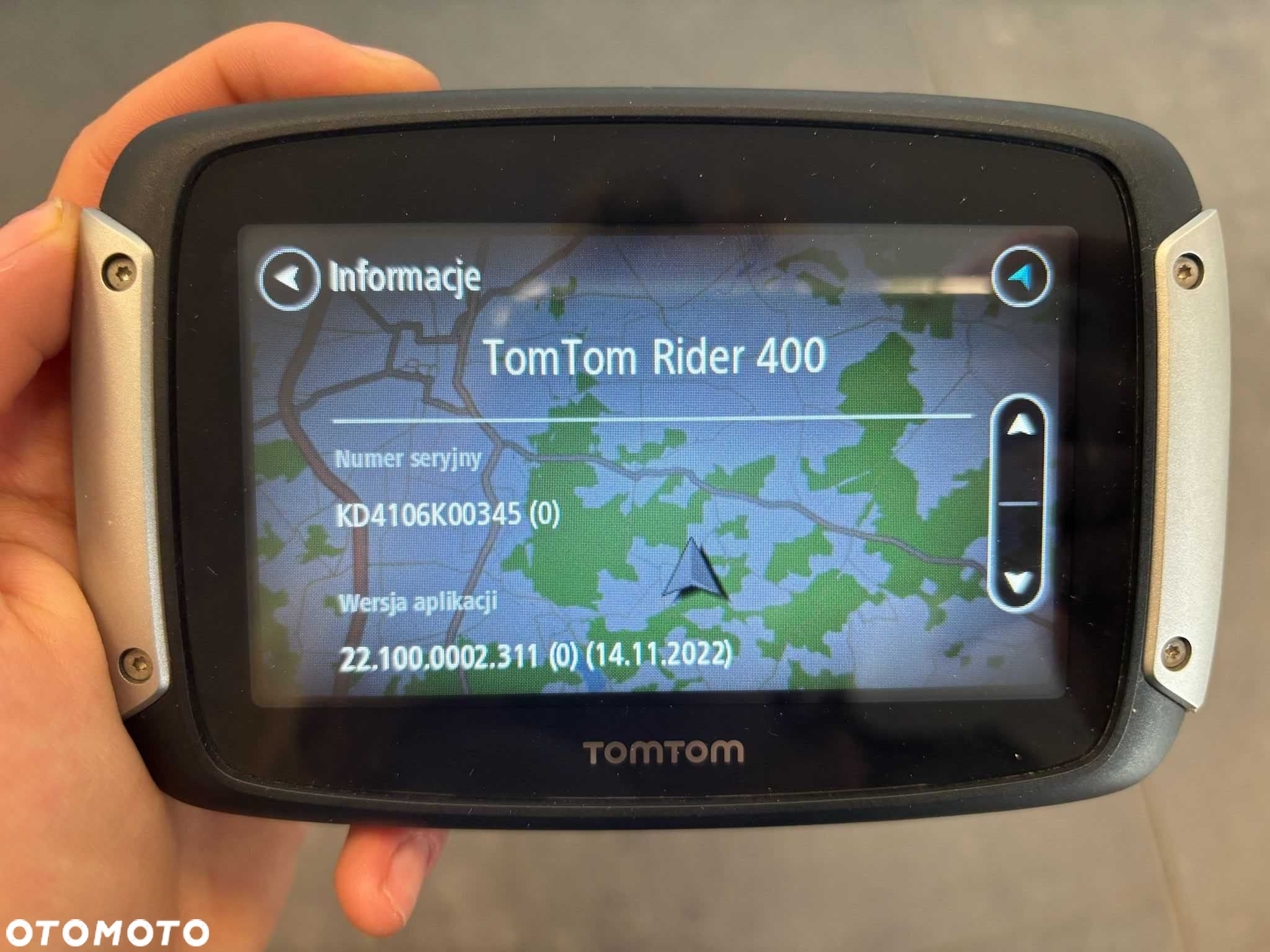 Nawigacja Motocyklowa TomTom Rider 400  SPRAWNA - 2