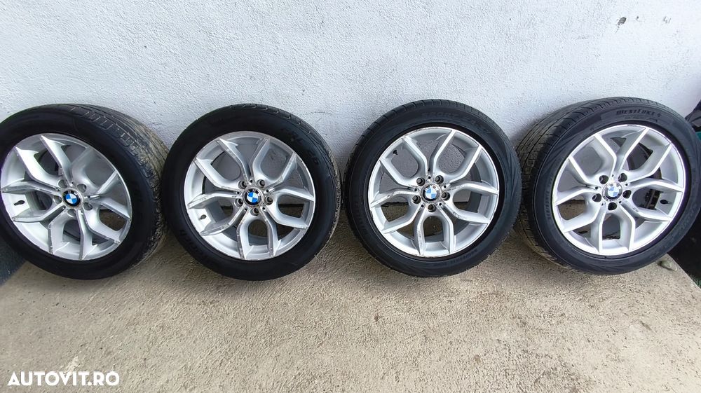 Set jante BMW Style 308  X3 F25 X4 F26 18 x8 J ET43 cu anvelope vara245/50/18 - 1