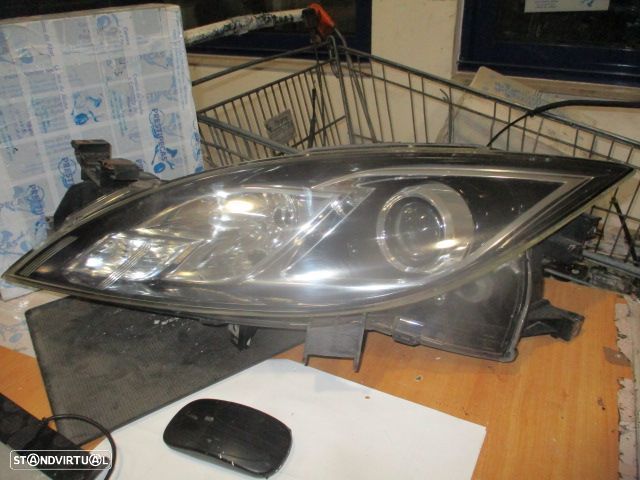 Farol Far1521 MAZDA 6 II FASE 2 2008 2 FASE 2 1.8I 120CV 5P CINZA  ESQ H11 + H9 + H11 - 1