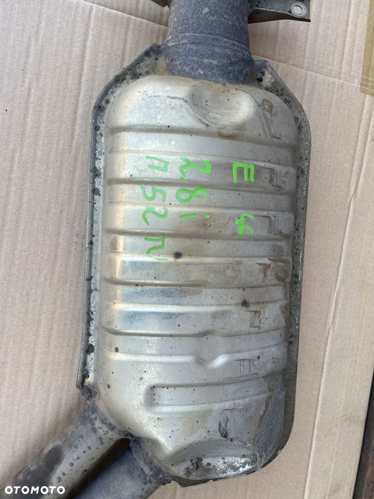 portki tłumik środkowy wydech bmw e46 2.8 i m52 tu - 4
