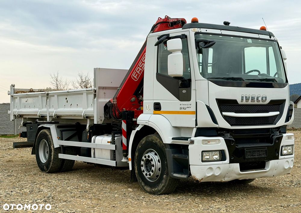 Iveco STRALIS 310 / WYWROTKA / HDS / FASSI F135 / HYDROBURTA / E5 EEV / 3 STRONNA / MANUAL - 2