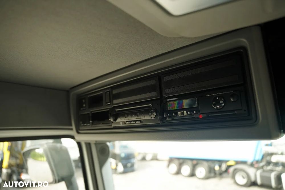 Renault C 380 / 6x4 / CAROSERIE DE LIVRARE 6,8 m / + HIAB X-HIPRO 192 ES-4 ÎNALTĂ DE RIDICARE: 12,4 M / ROTATOARE / FURCĂ PENTRU PALEȚI / EURO 6 - 33
