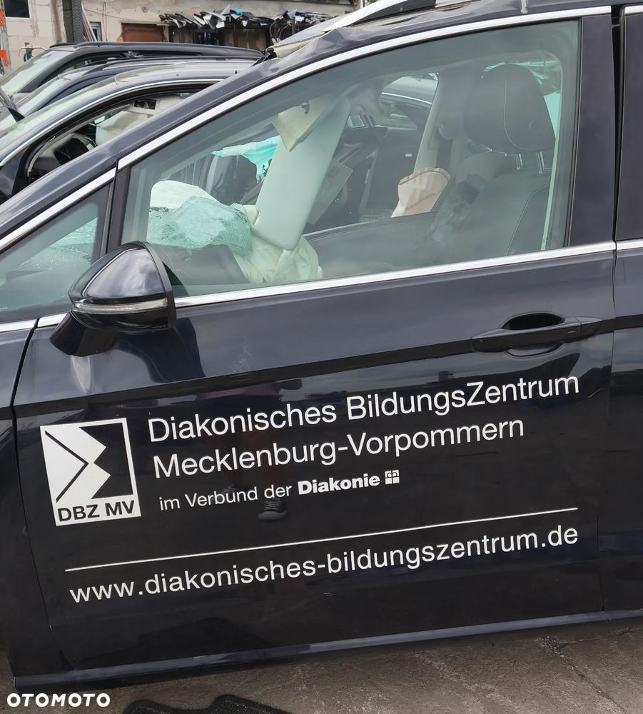 VW GOLF VII SPORTSVAN 15r DRZWI LEWY PRZÓD LEWE PRZEDNIE LC9X gołe - 1