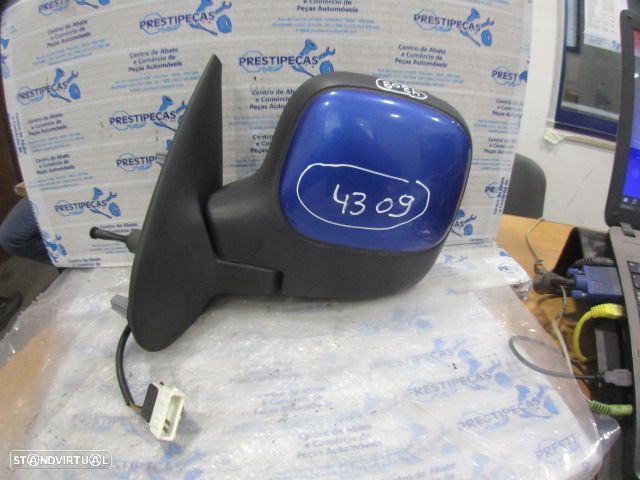 Espelho Esp4309 CITROEN BERLINGO 2007 1.6HDI 92CV 5P AZUL MANUAL ELETRICO ESQ 2 PINOS - 2