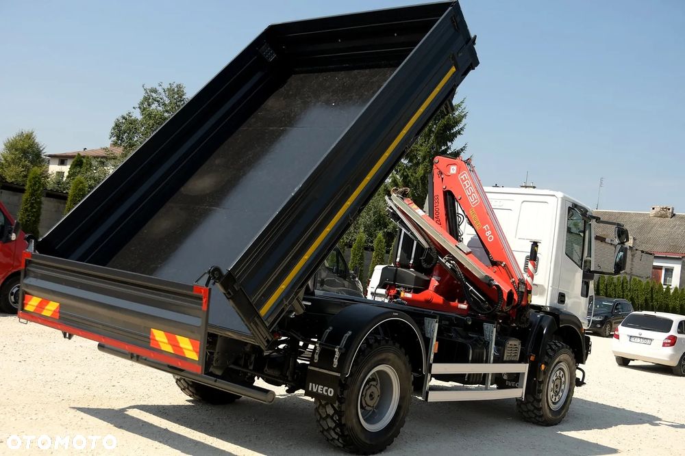 Iveco EUROCARGO 4x4 110E22 *WYWROT 3-STRONNY + HDS FASSI F80 * - 30