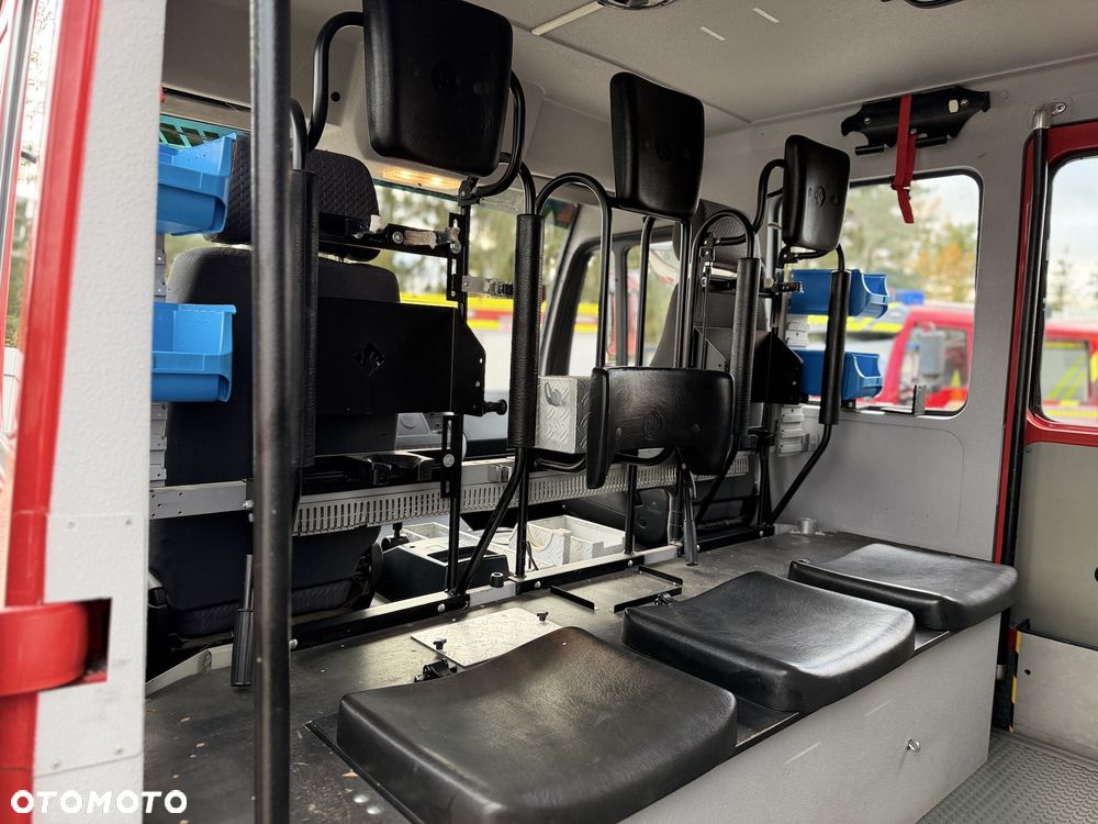 MAN Straż pożarna, Pojazd pożarniczy, Wóz strażacki, MAN L80 średni GBA 4x4 CNBOP, 2200l wody, reduktor, - 27