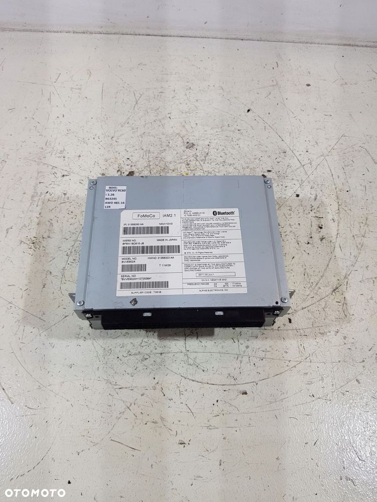 radio nawigacja 31358293 volvo xc60 i s60 ii eu - 1