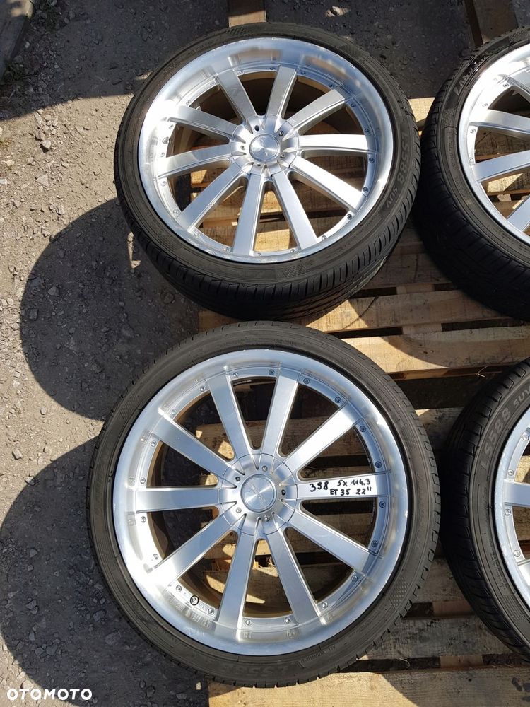 alufelgi koła c853 9.0''x 22'' 5x114.3 et 35 265/35 r22 - 3