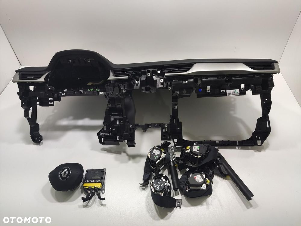 DESKA KONSOLA PODUSZKI AIR-BAG PASY SENSOR RENAULT CAPTUR II 2019-2024 - 2