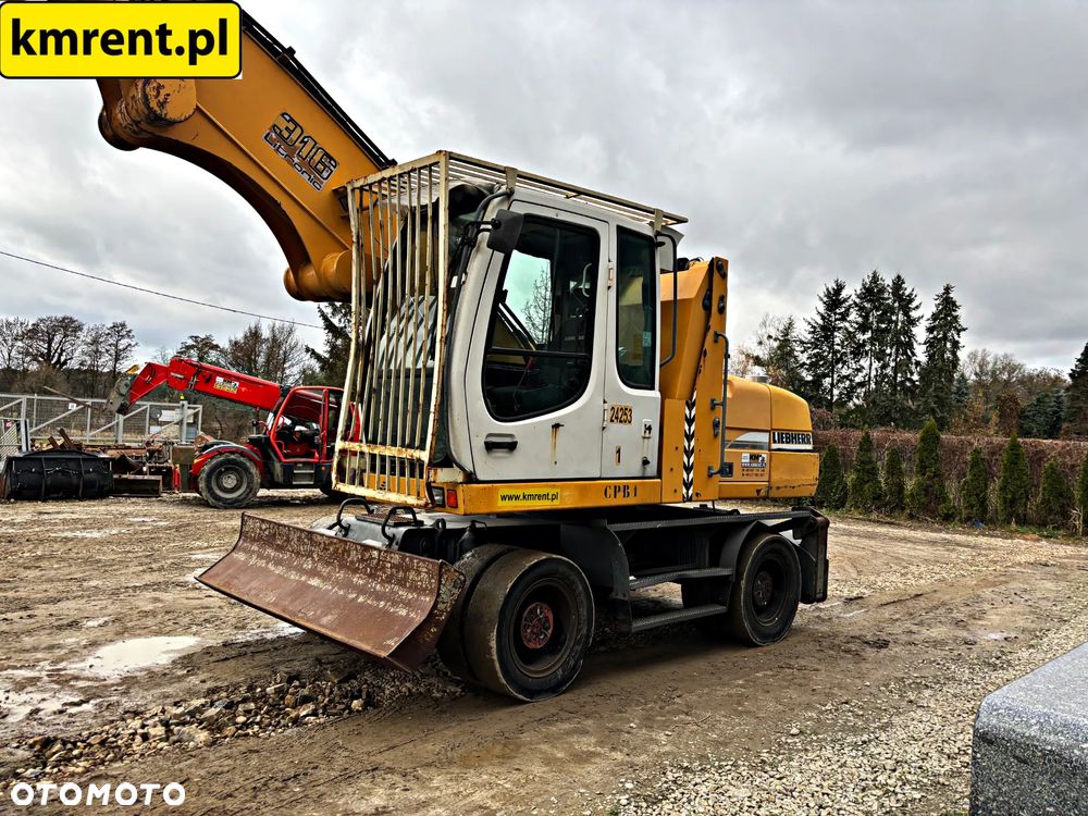 Liebherr A 316 KOPARKA KOŁOWA PRZEŁADUNKOWA DO ZŁOMU I DREWNA 2005R. |900 904 FUCHS 320 340 CAT 314 315 - 24