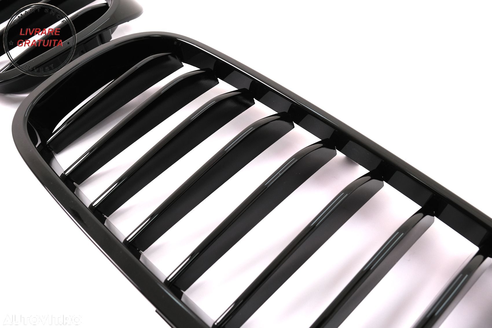 Grile Centrale BMW Seria 5 G30 G31 (2017-2019) Negru Lucios- livrare gratuita - 4
