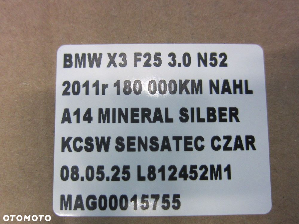 BMW X3 F25 PODSUFITKA DACHU SZARA HIMMELGRAU PANORAMA 7289377 51447289377 - 14