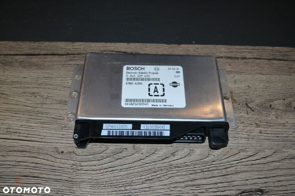 NISSAN PRIMERA P12 1,8 KOMPUTER STEROWNIK 0265109620 47850 AU300 - 1