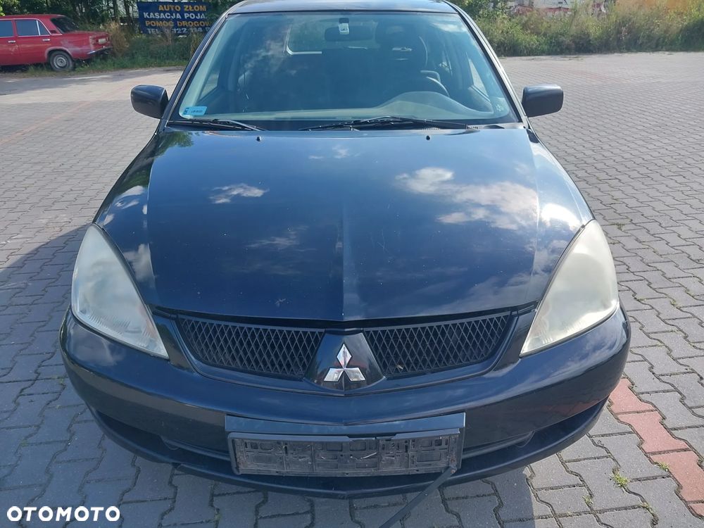 Przód KOMPLETNY Mitsubishi Lancer 7 VII pas przedni maska zderzak lampa prawa lewa przednia błownik chłodnica wzmocnienie czołowe atrapa grill KOMPLET kolor X42 - 1