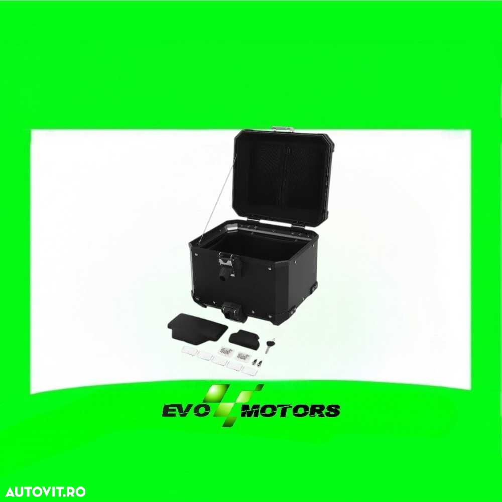 Top Case cutie Aluminiu 38L BMW R1200GS R1250GS F850GS F900GS A2125BLACK Neagra - 1