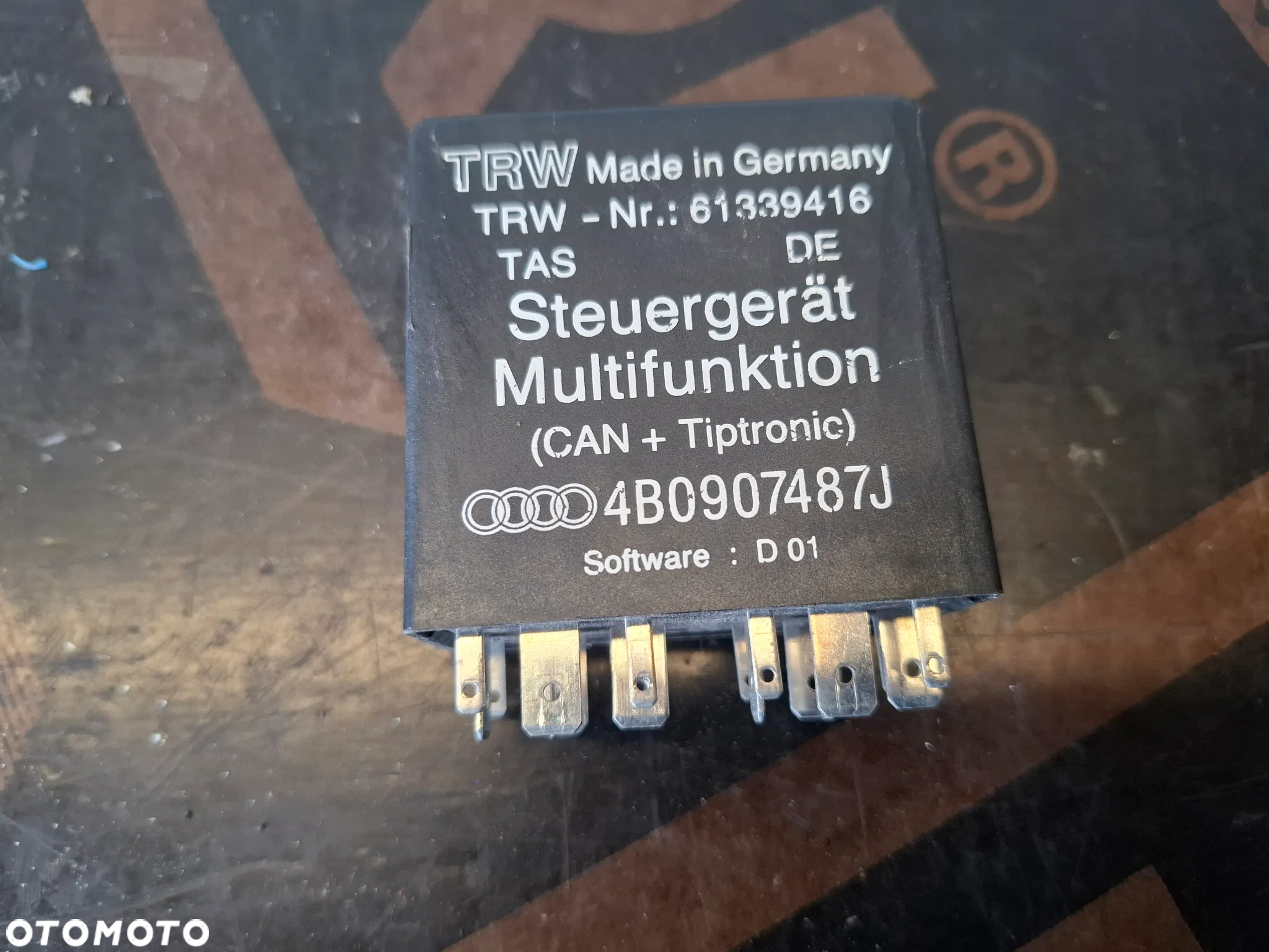 Przekaźnik 619 Sterownik Moduł Kierownicy Multifunkcyjnej 4B0907487J - 2