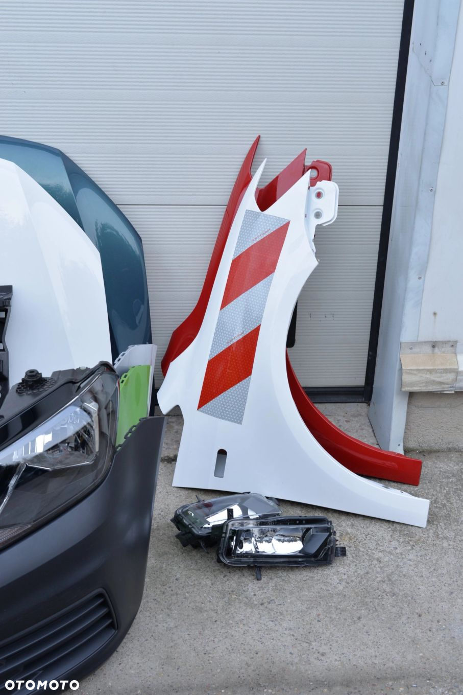MASKA ZDERZAK GRILL BŁOTNIK LAMPA H7 XENON PAS BELKA VW CADDY 2015- 2K5 - 10