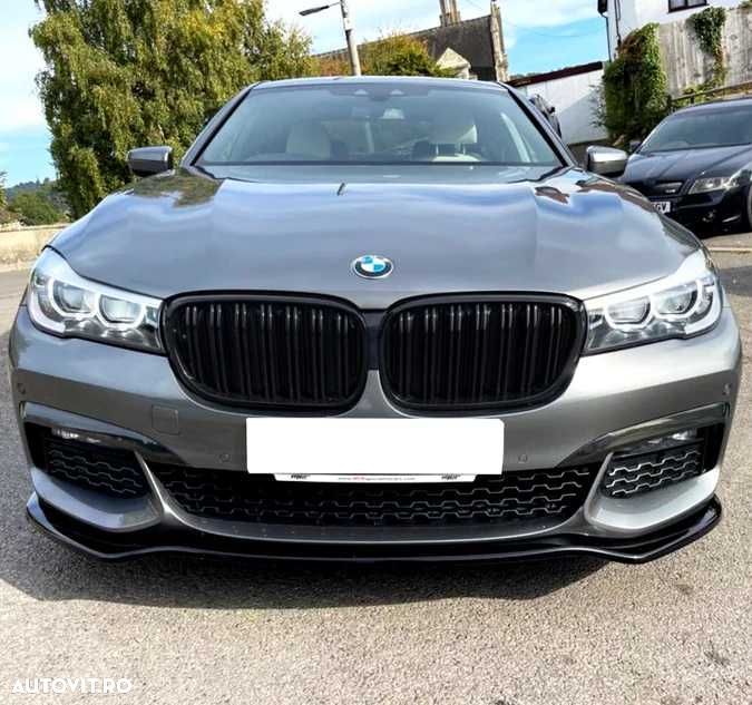 Grile Nari Duble BMW G11 G12 NFL 2015-2020, Non-Facelift, Negru Lucios - 5