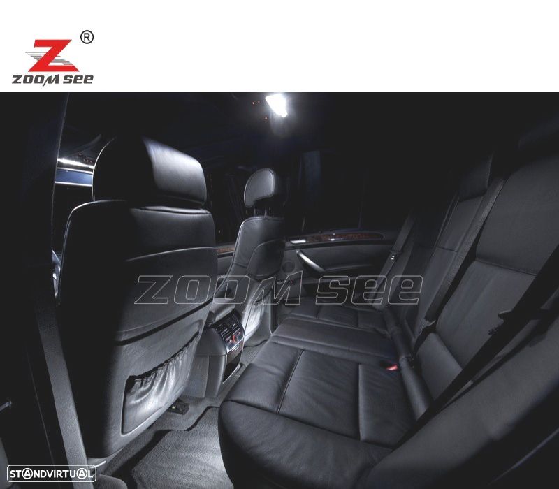 KIT COMPLETO DE 22 LÂMPADAS LED INTERIOR PARA BMW X5 E53 3.0I 4.4I 4.6IS 4.8IS 2000-2006 - 4