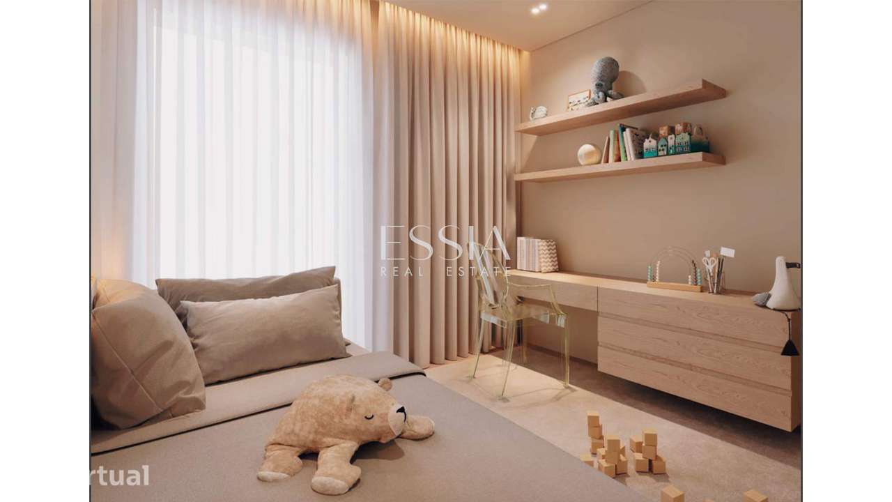 Apartamento T2 com Varanda no The Yard Urban nos Jardins da Arrábida - Grande imagem: 4/11