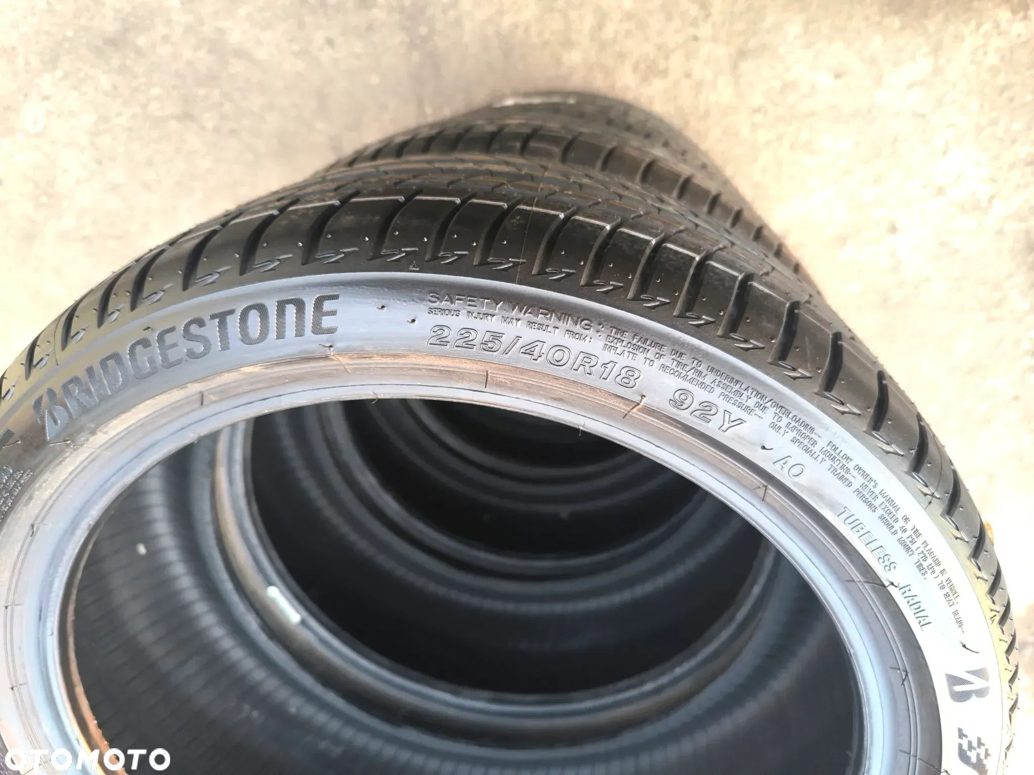 225/40R18 92Y Opony Letnie Lato BRIGDESTONE TURANZA T005 AO NOWE Legnica ALU-RAD 225/40 - 14
