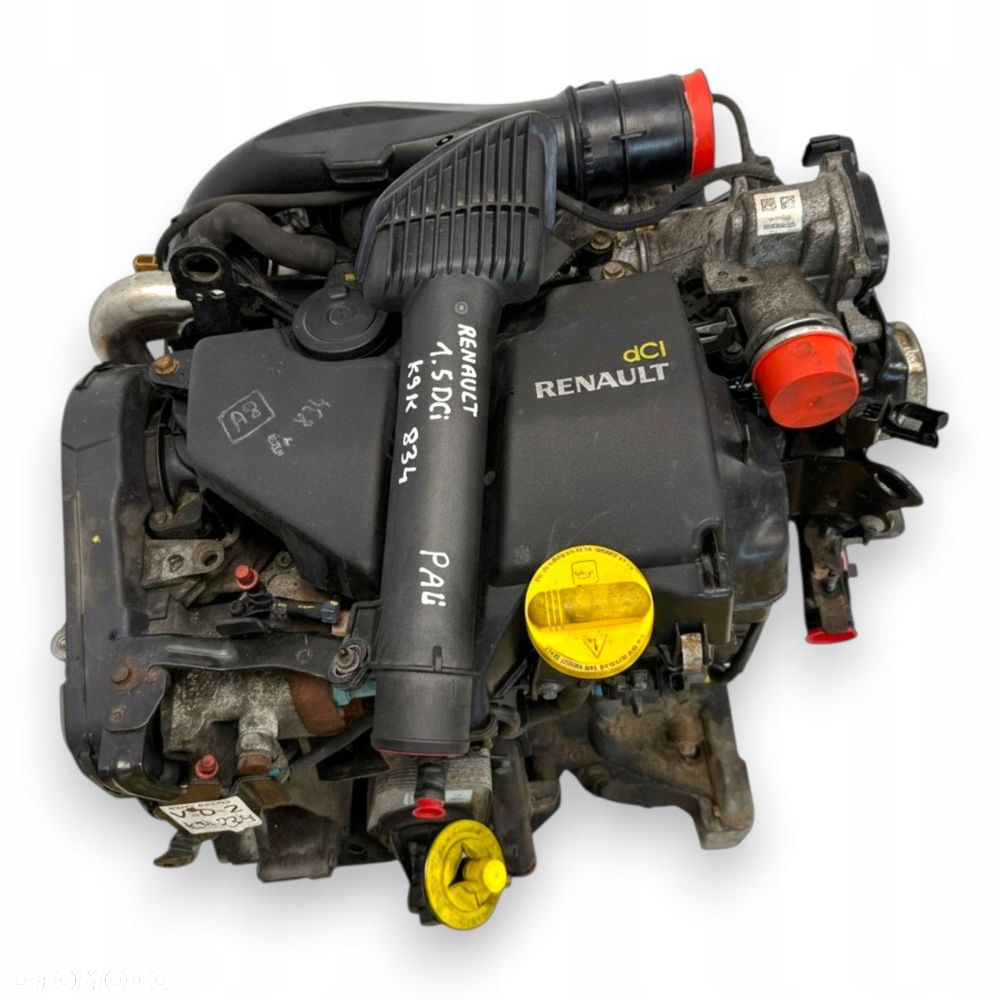 SILNIK K9K834 Renault Megane Scenic III Fluence 1.5 DCI 90KM diesel komplet - 3