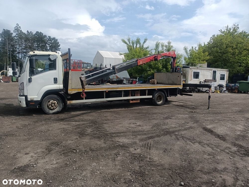 isuzu forwart platforma zuraw hds 7,10 m piaskarka sprezarka powietrza - 7