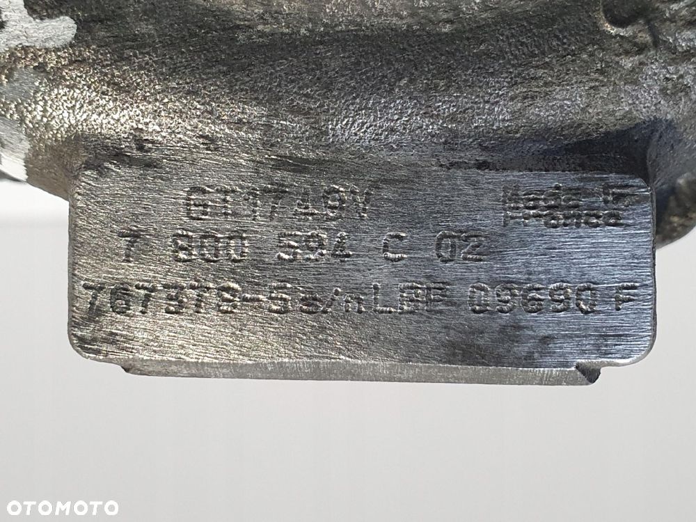 TURBOSPRĘŻARKA BMW E87 E90 E91 2.0 D turbo 7800594C - 2