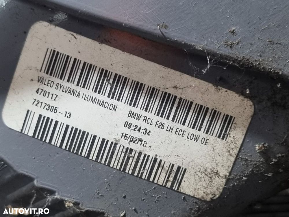 Stop Stanga BMW X3 F25 2010 - 2014 SUV 4 Usi (1287) Bec clasic - 3