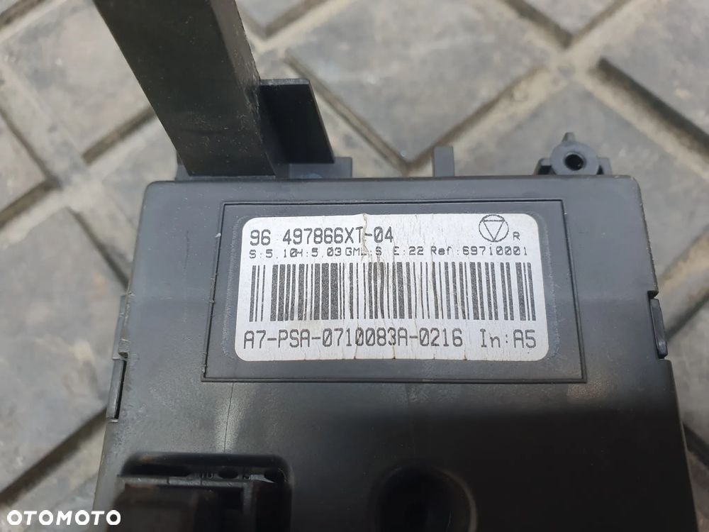 WŁĄCZNIK PRZEŁĄCZNIK PANEL KLIMATYZACJI OE 96497866XT Peugeot 207 SW 06-12 - 3